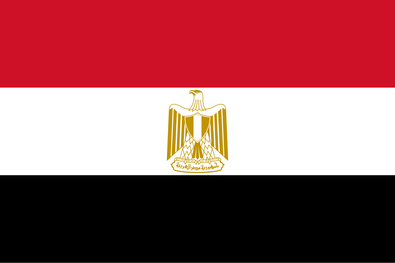 Flagge von Ägypten