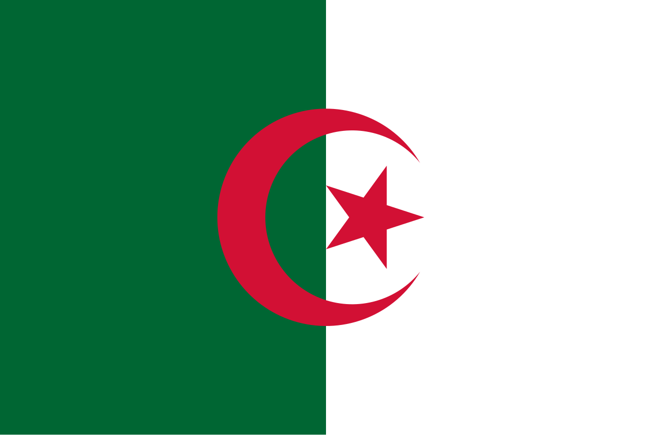 Flagge von Algerien