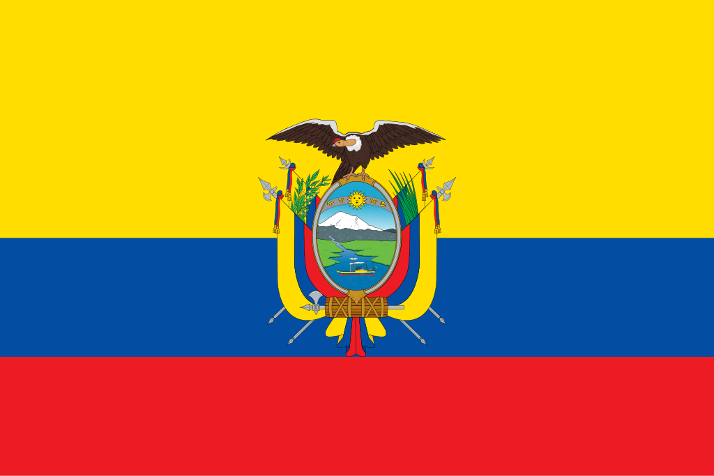 Flagge von Ecuador