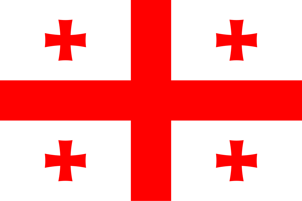 Flagge von Georgien