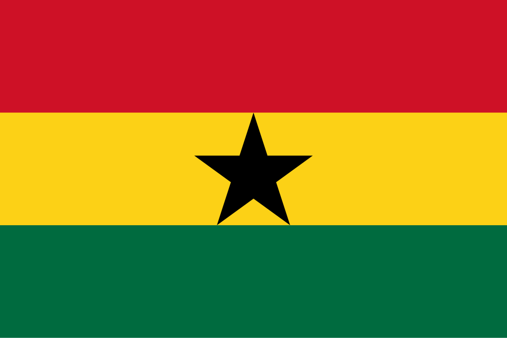 Flagge von Ghana