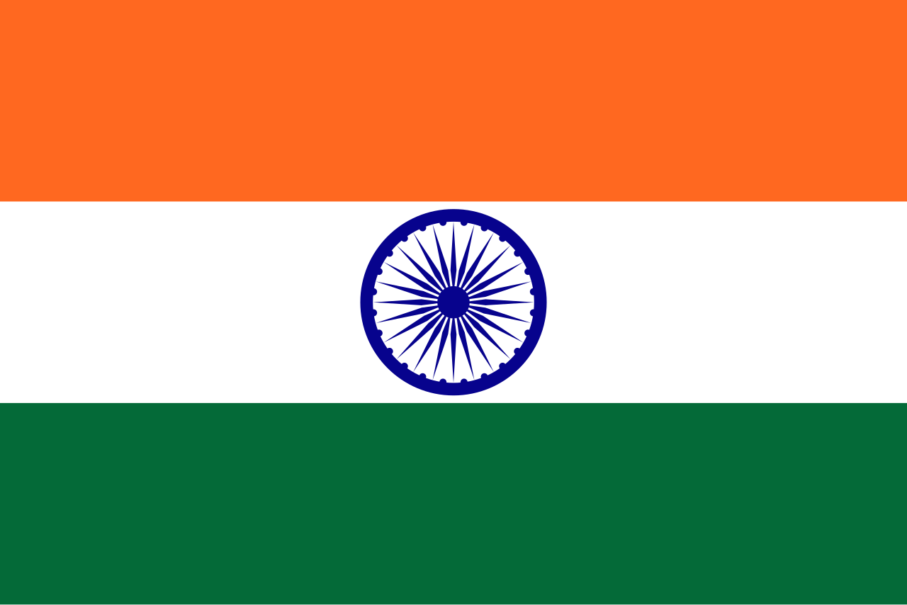 Flagge von Indien